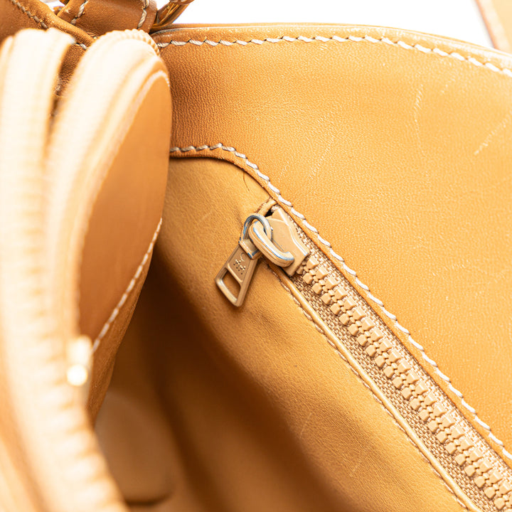 Macadam Coated Canvas Crossbody Brown - Gaby Paris
