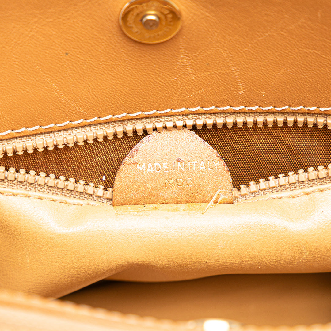 Macadam Coated Canvas Crossbody Brown - Gaby Paris