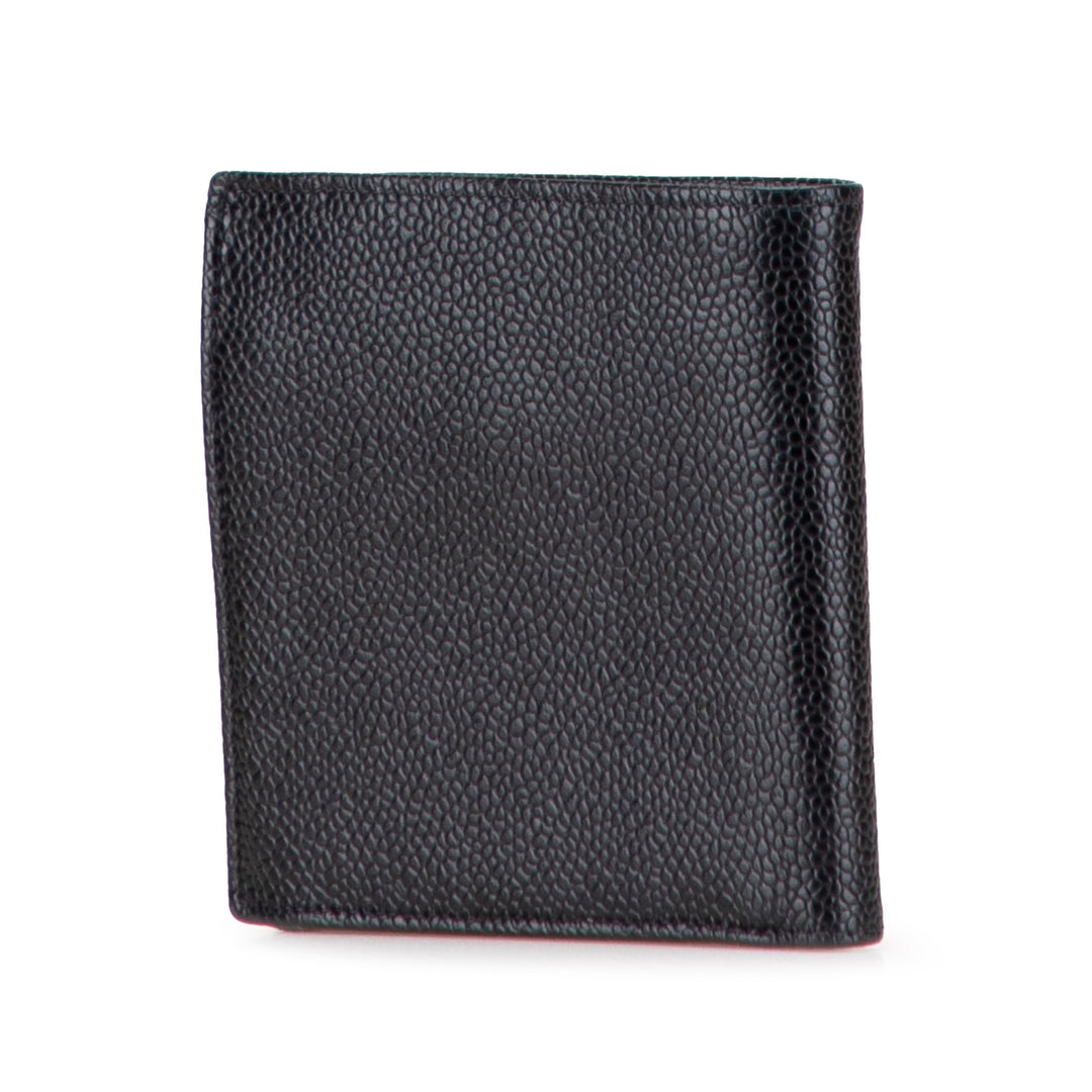 CC Caviar Bifold Wallet Black - Gaby Paris