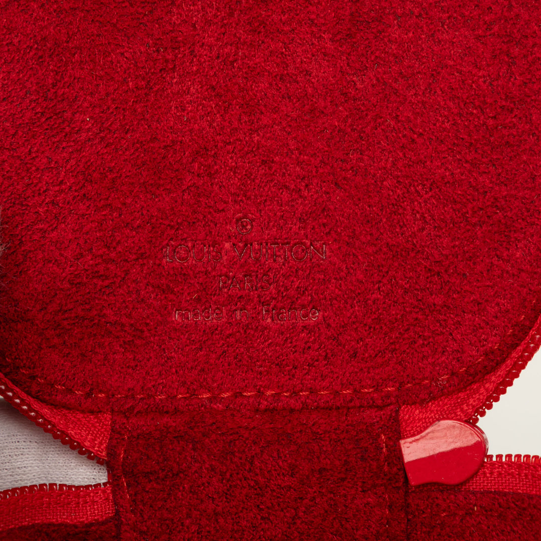 Ecrin Bijoux Travel Jewelry Étui 10 Épi Rouge