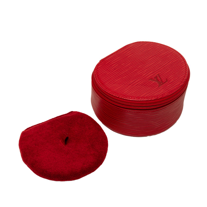 Ecrin Bijoux Travel Jewelry Étui 10 Épi Rouge