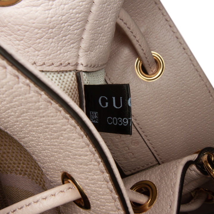 Mini Jumbo GG Canvas Ophidia Bucket Bag Brown - Gaby Paris