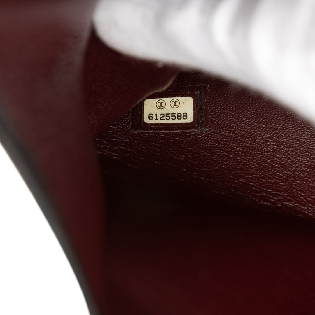 Chanel Medium CC Matelassé Cuir d’agneau Simple rabat