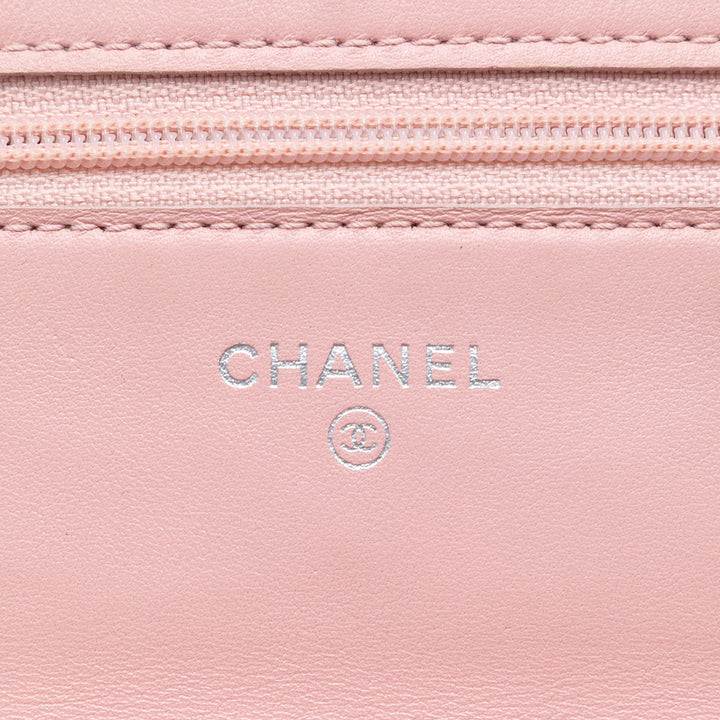 Chanel CC Caviar Wallet on Chain