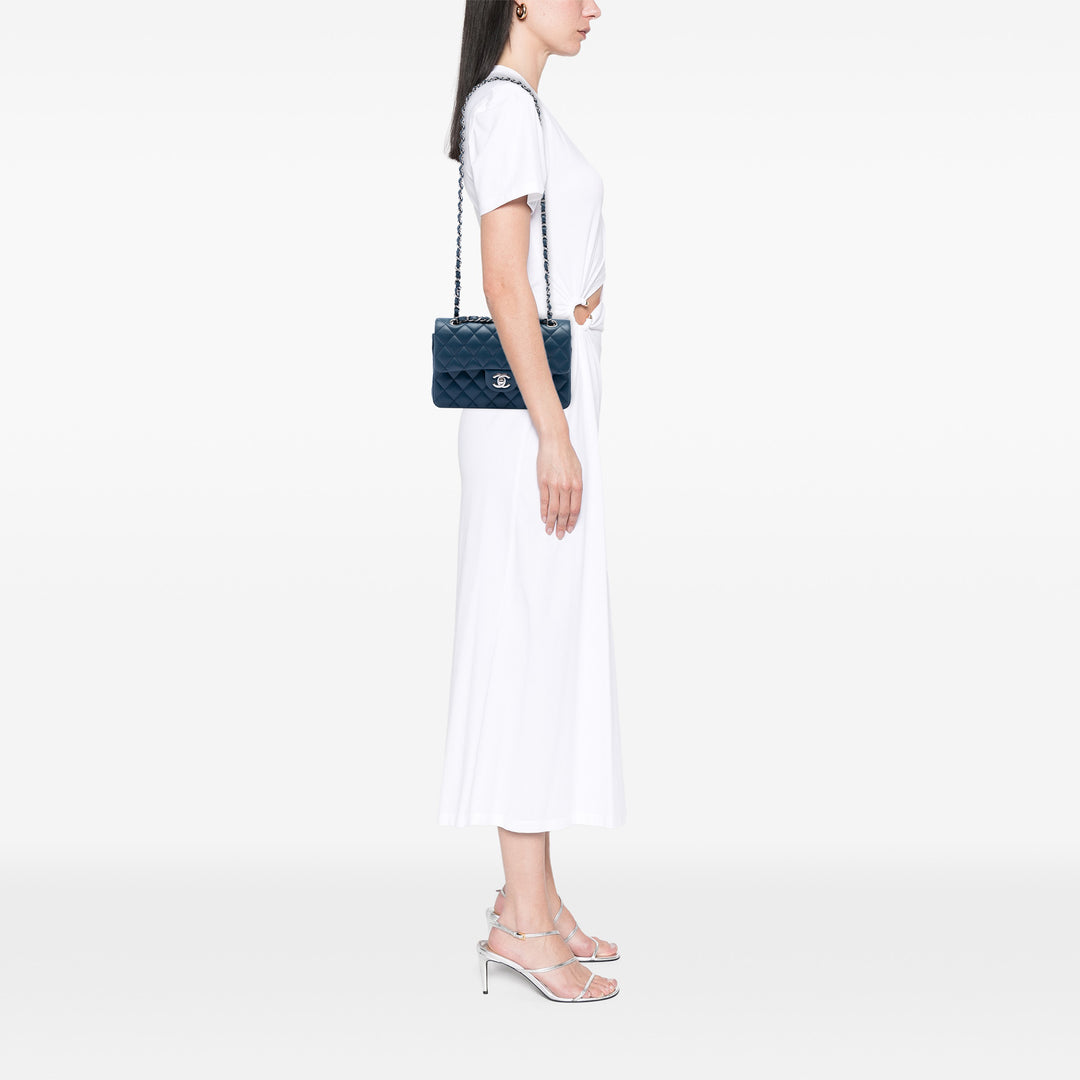 Chanel Small Classic Cuir d’agneau Double rabat