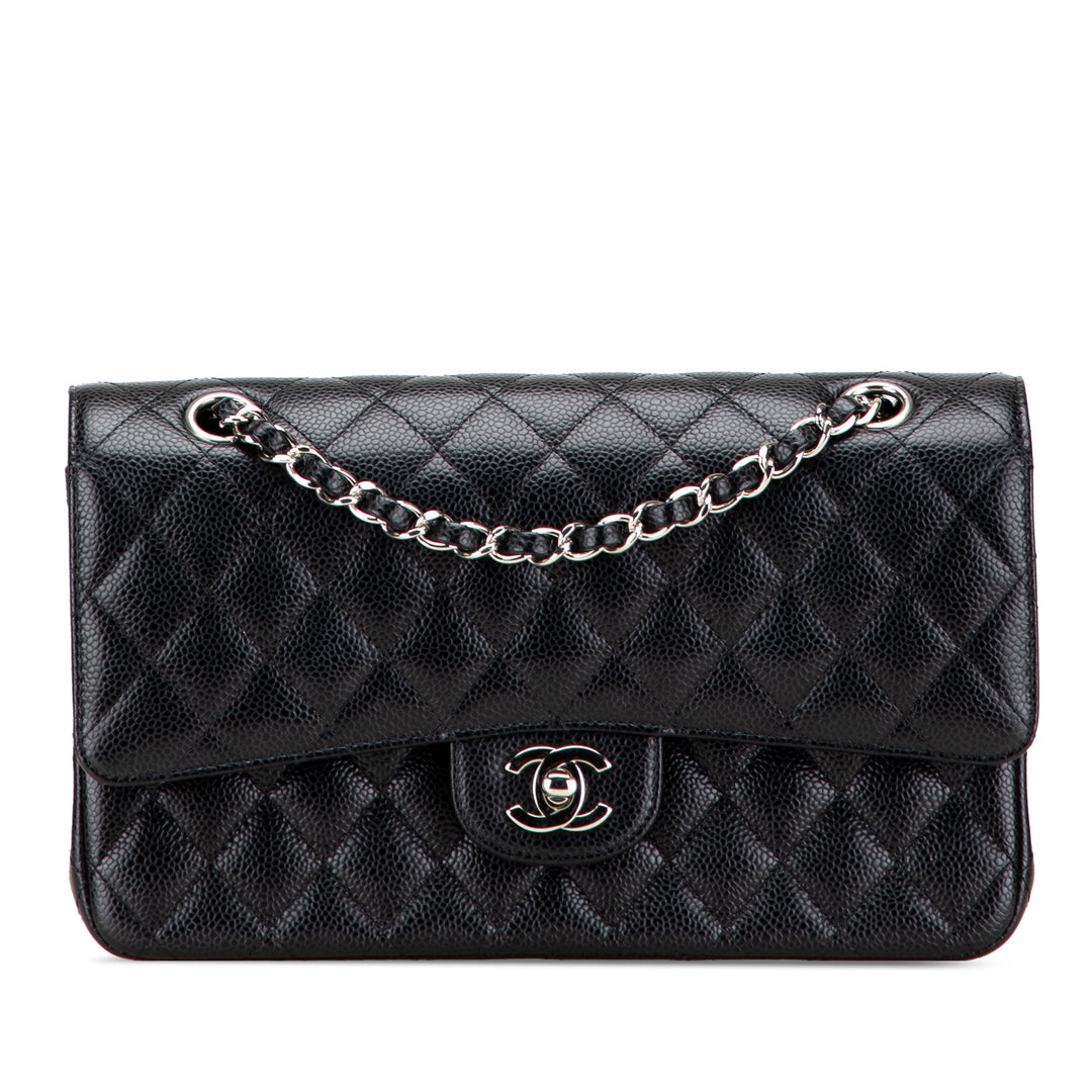 Chanel Medium Classic Caviar Double rabat Noir – GABY PARIS Authentique