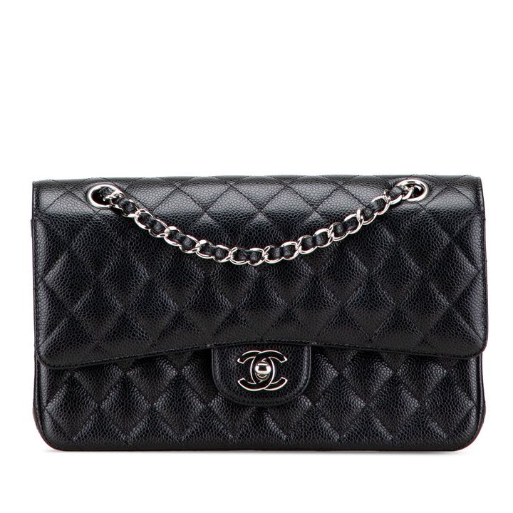 Chanel Medium Classic Caviar Double rabat Noir – GABY PARIS Authentique