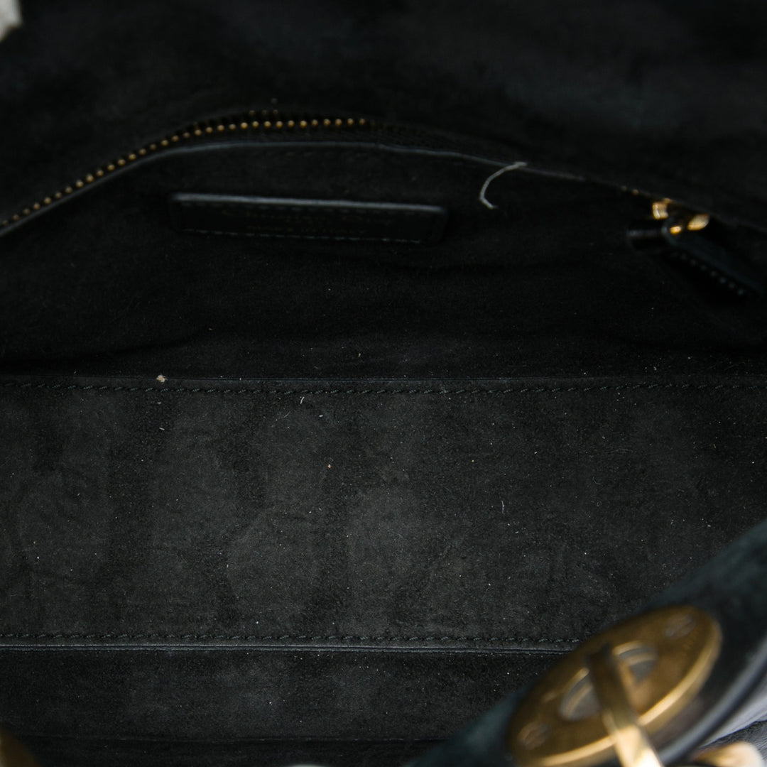 Dior Sac à main Lady Dior Cannage My ABCDior Petit Cuir d'agneau Noir – vue 4 – GABY PARIS