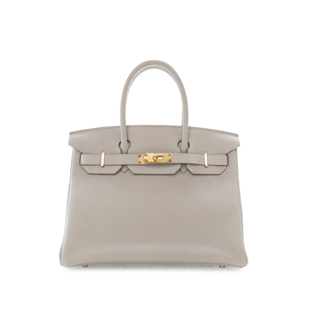 Hermès Clemence Birkin Retourne 30 Gray - GABY PARIS