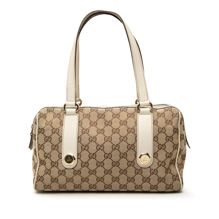Gucci GG Toile Charmy Boston Sac