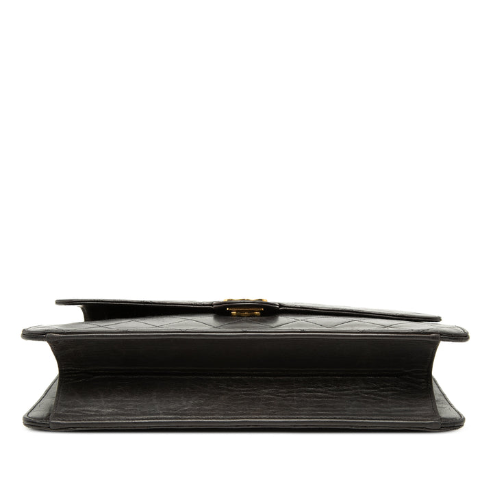 Chanel Medium CC Matelassé Cuir d’agneau Simple rabat
