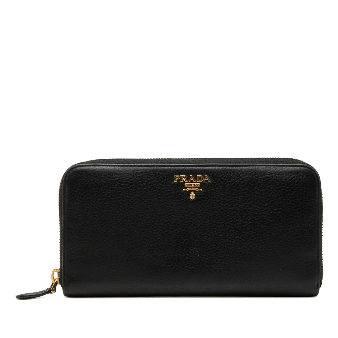 Prada Saffiano Portefeuille long zippé