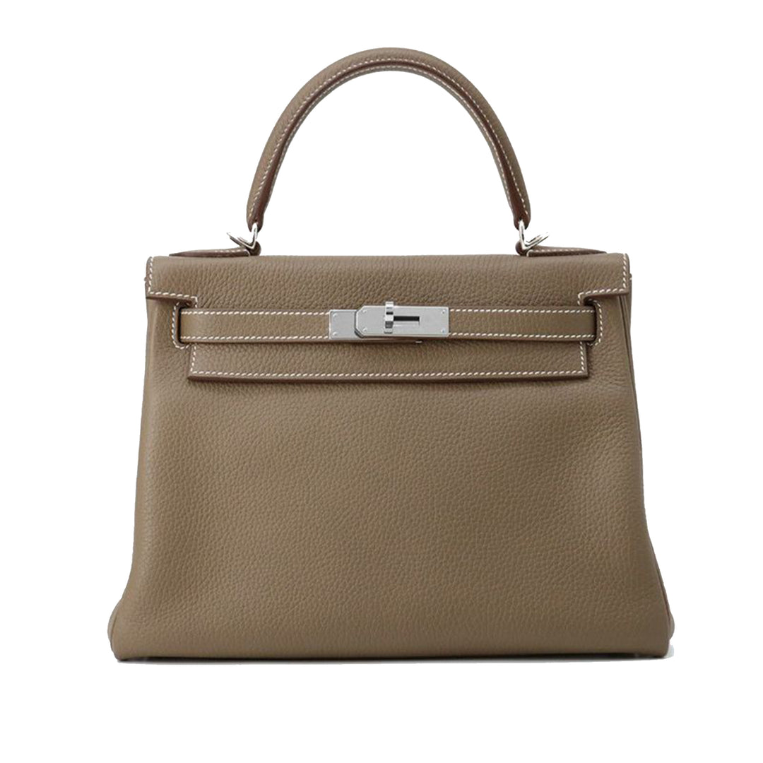 Hermès Togo Kelly II Retourne 25 Marron – GABY PARIS Authentique