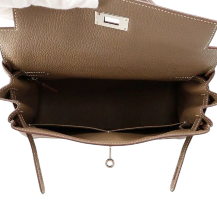 Hermès Togo Kelly II Retourne 25 Marron – GABY PARIS Authentique