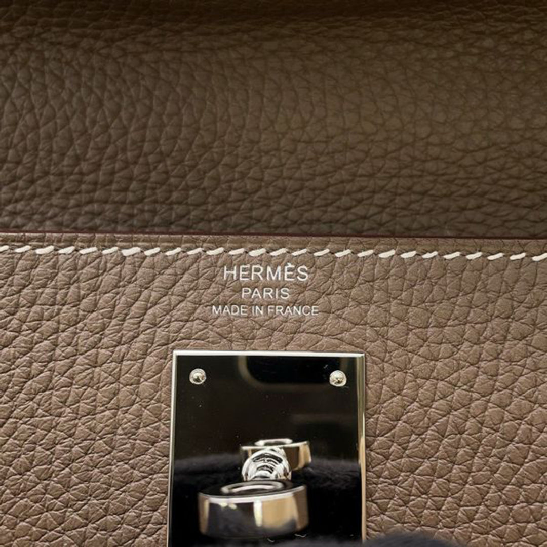 Hermès Togo Kelly II Retourne 25 Marron – GABY PARIS Authentique