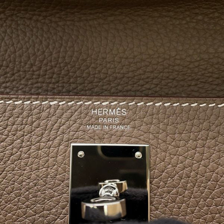 Hermès Togo Kelly II Retourne 25 Marron – GABY PARIS Authentique