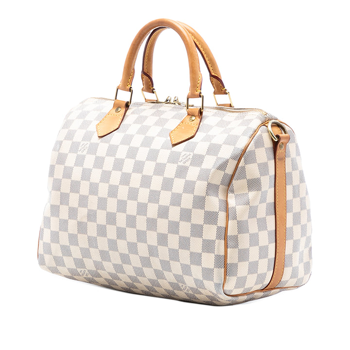 Louis Vuitton Damier Azur Speedy Bandouliere 30 – GABY PARIS Authentique