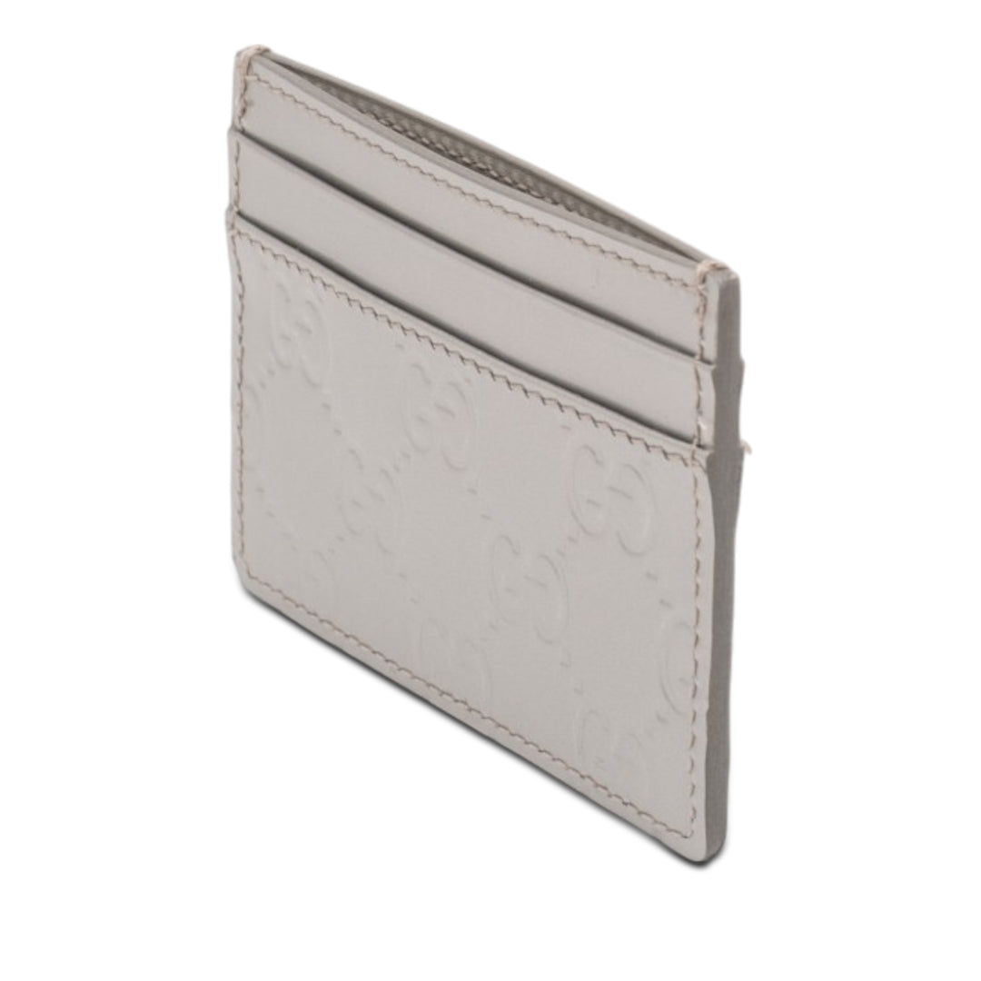 Gucci Cuir verni Guccissima Card Holder