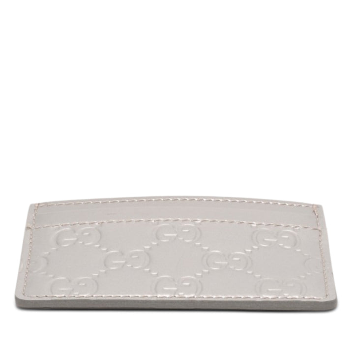 Gucci Cuir verni Guccissima Card Holder