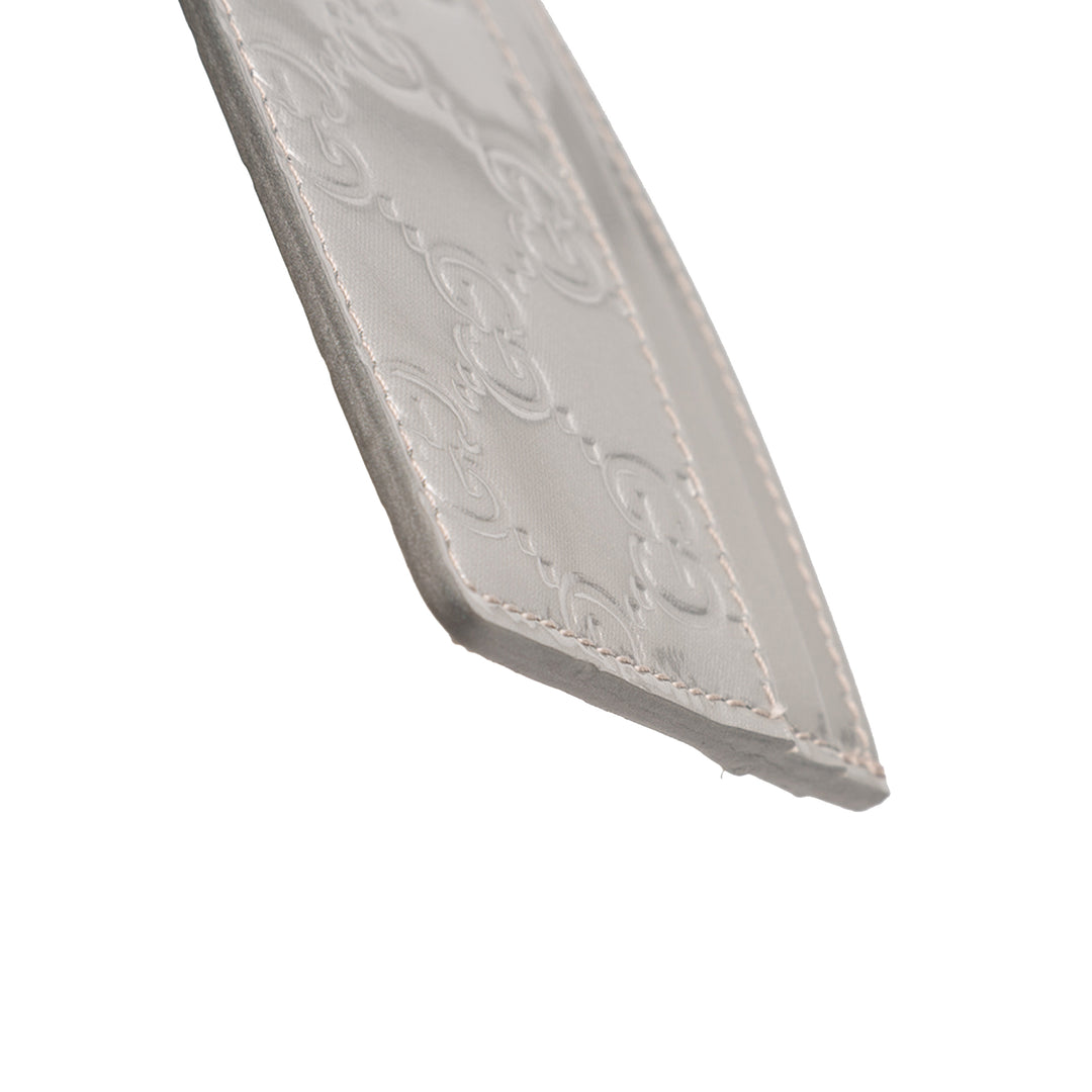 Gucci Cuir verni Guccissima Card Holder