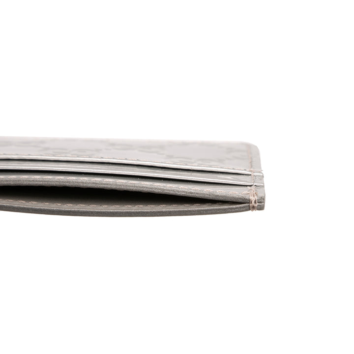 Gucci Cuir verni Guccissima Card Holder