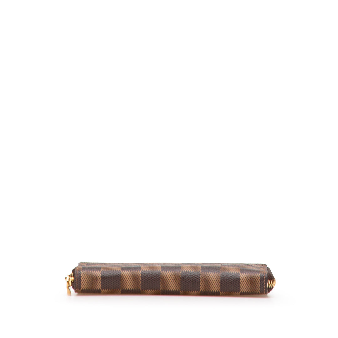 Damier Ebene Zippy Compact Wallet Brown - Gaby Paris