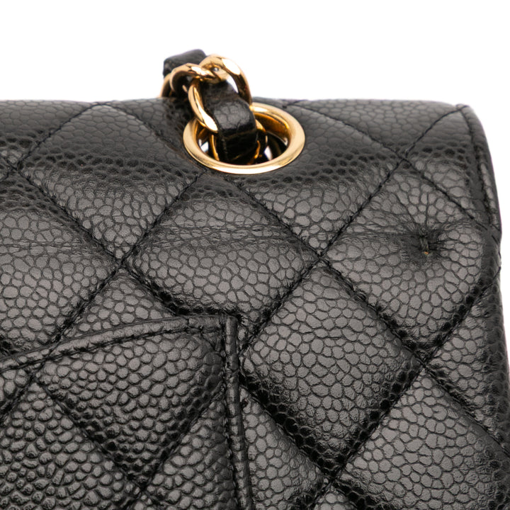 Chanel Medium Classic Caviar Double rabat Noir – GABY PARIS Authentique