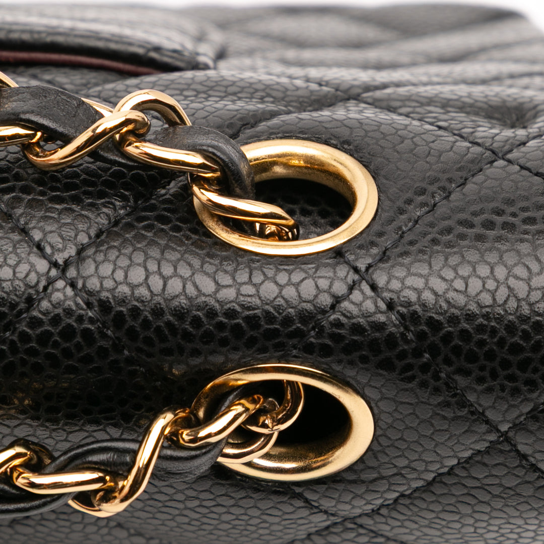 Chanel Medium Classic Caviar Double rabat Noir – GABY PARIS Authentique