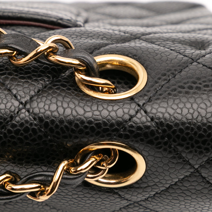 Chanel Medium Classic Caviar Double rabat Noir – GABY PARIS Authentique