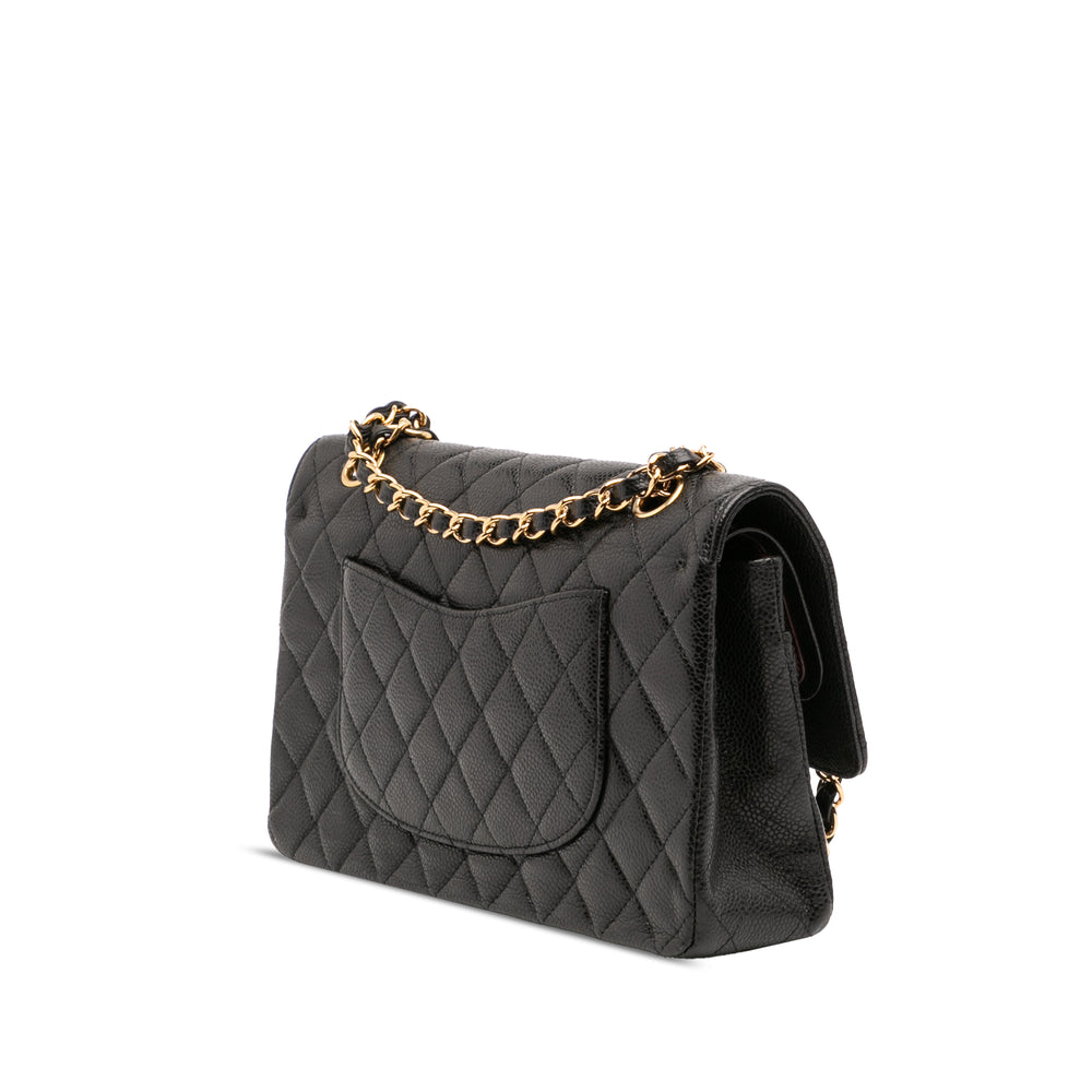 Chanel Medium Classic Caviar Double rabat Noir – GABY PARIS Authentique