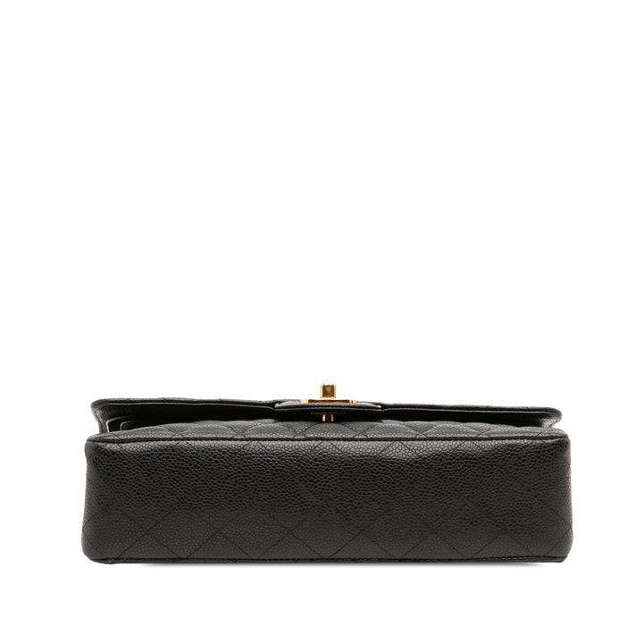 Chanel Medium Classic Caviar Double rabat Noir – GABY PARIS Authentique