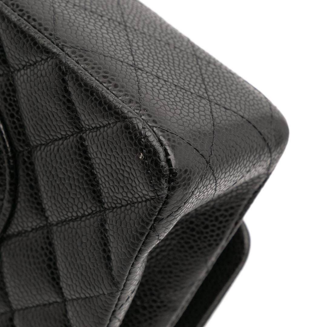 Chanel Medium Classic Caviar Double rabat Noir – GABY PARIS Authentique