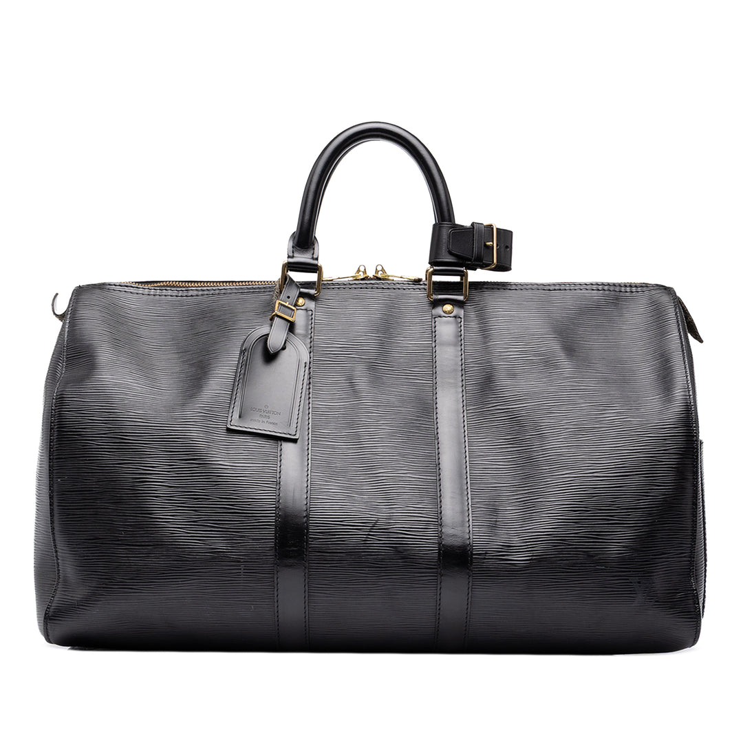 Louis Vuitton Keepall 45 Épi Noir – vue principale – GABY PARIS