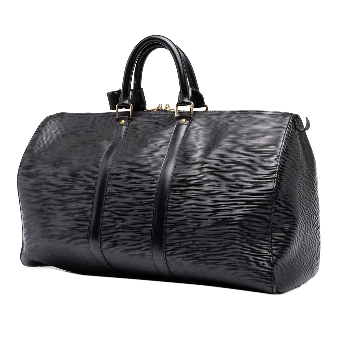 Louis Vuitton Keepall 45 Épi Noir – vue 2 – GABY PARIS