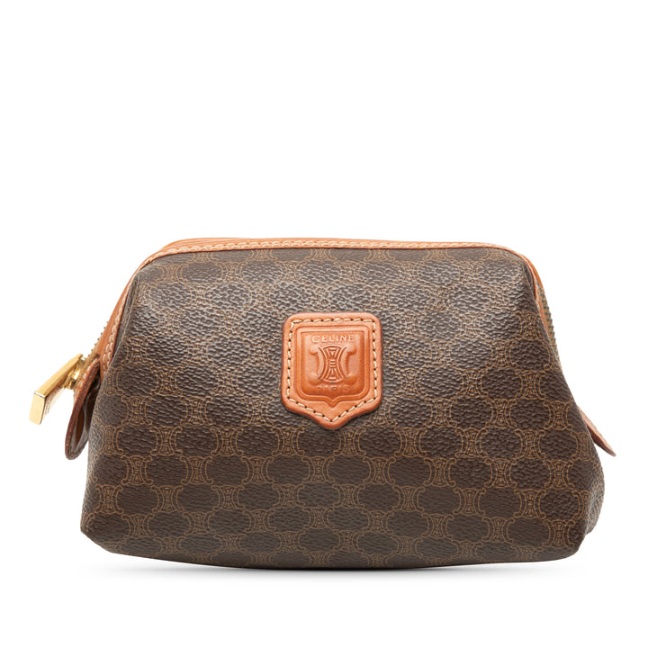 Celine Macadam Coated Toile Pochette