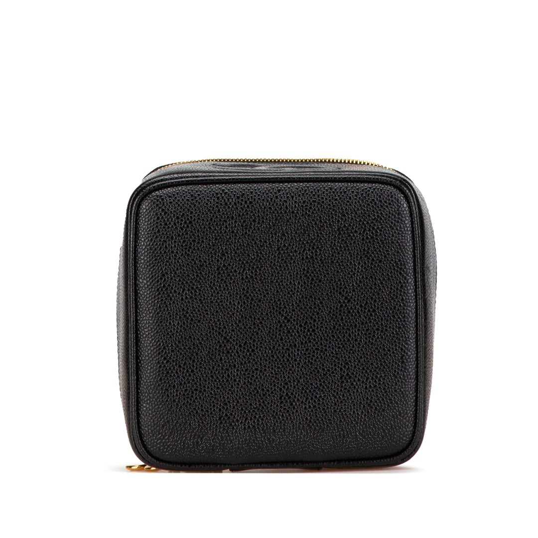 CC Caviar Vanity Case Black - Gaby Paris