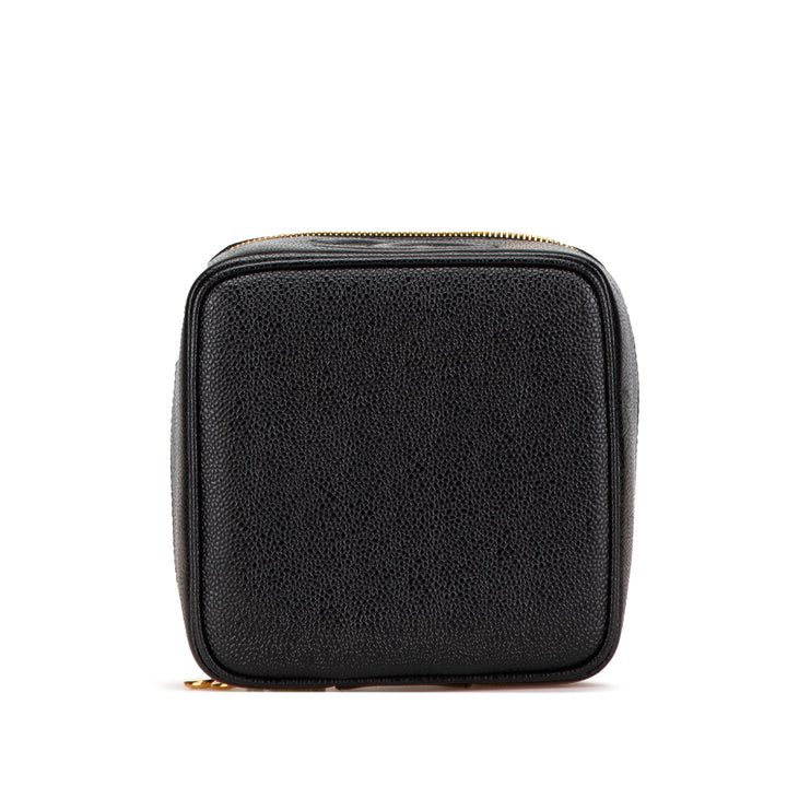 CC Caviar Vanity Case Black - Gaby Paris