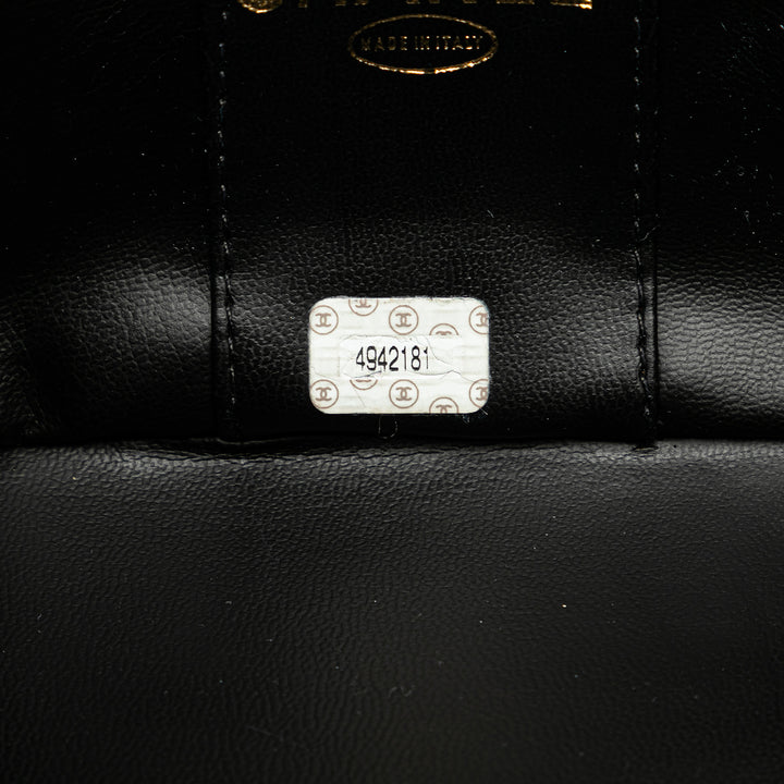 CC Caviar Vanity Case Black - Gaby Paris