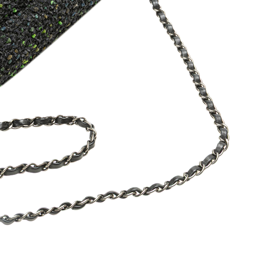 CC Tweed Flap Black - Gaby Paris