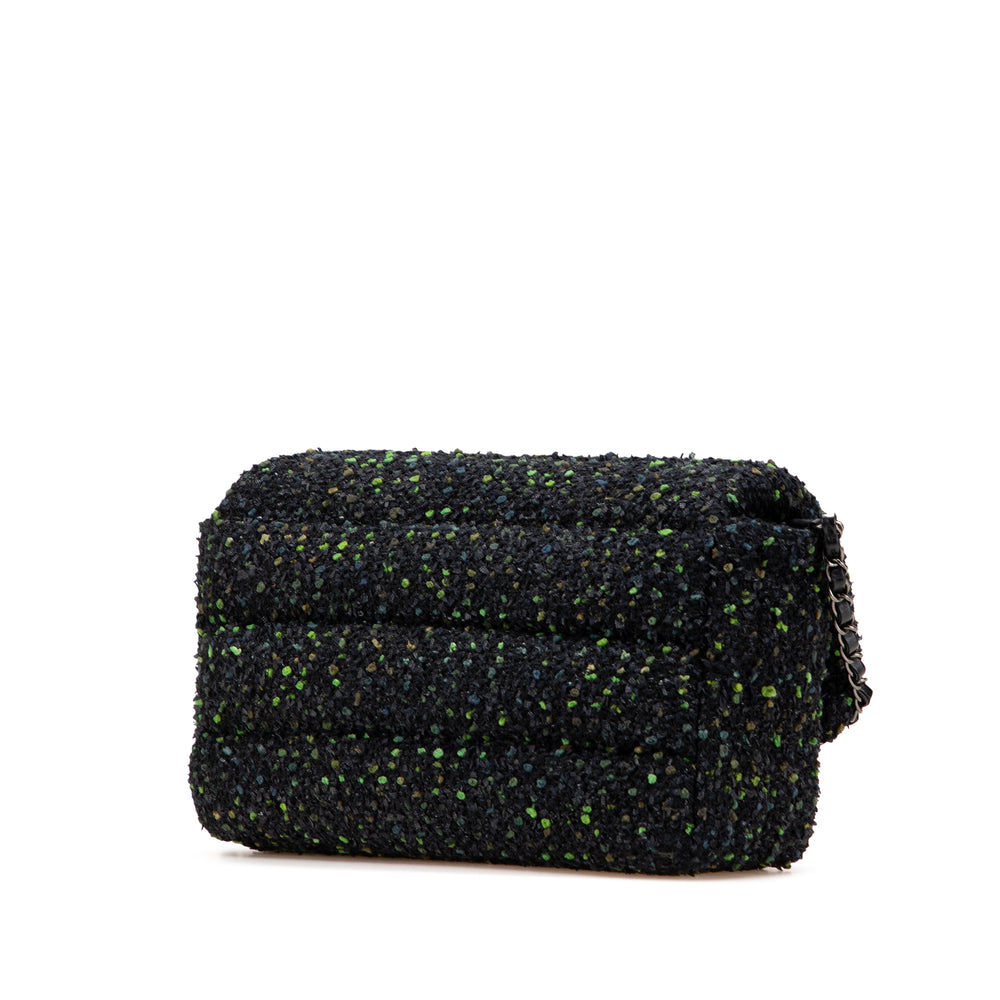CC Tweed Flap Black - Gaby Paris