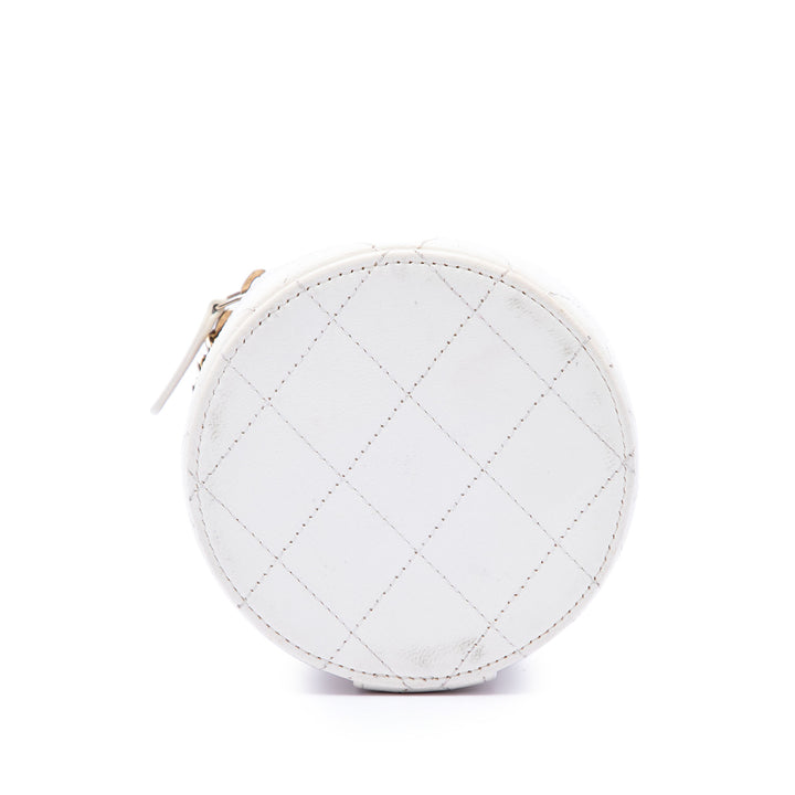 Chanel Matelassé Cuir d’agneau Chain et Charm Vanity