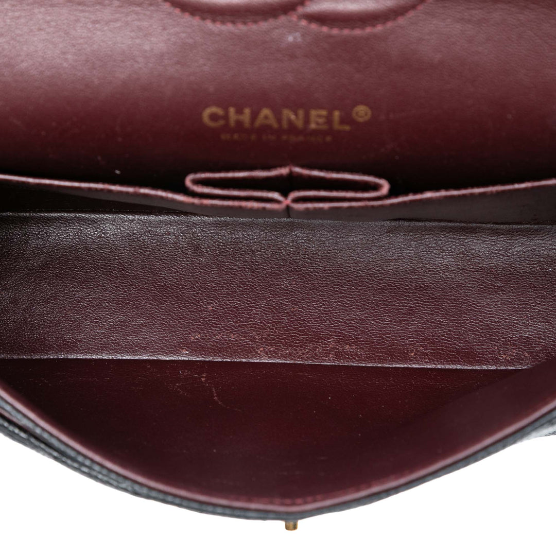 Chanel Medium Classic Caviar Double rabat