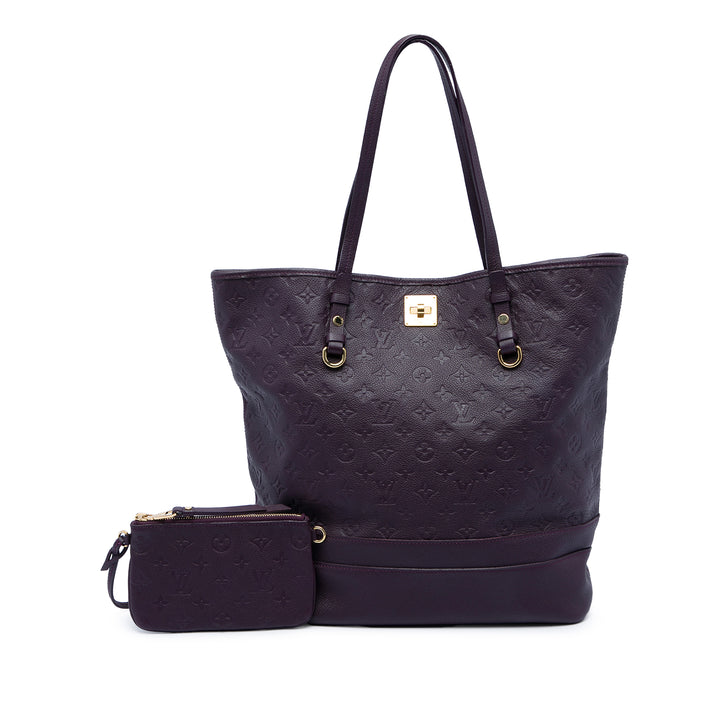 Louis Vuitton Citadine PM Monogram Empreinte Violet – vue 6 – GABY PARIS