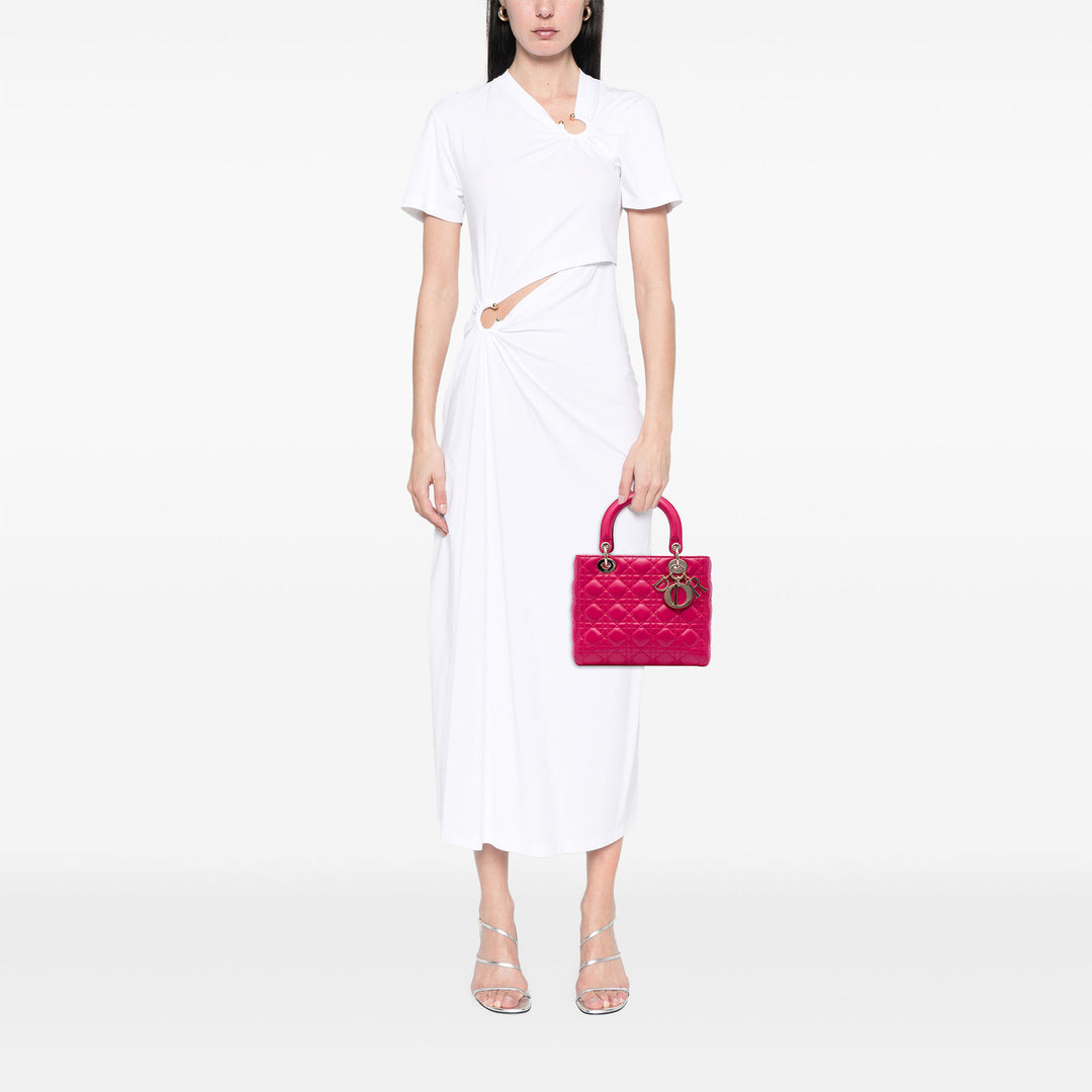 Dior Medium Cuir d’agneau Cannage Lady Dior