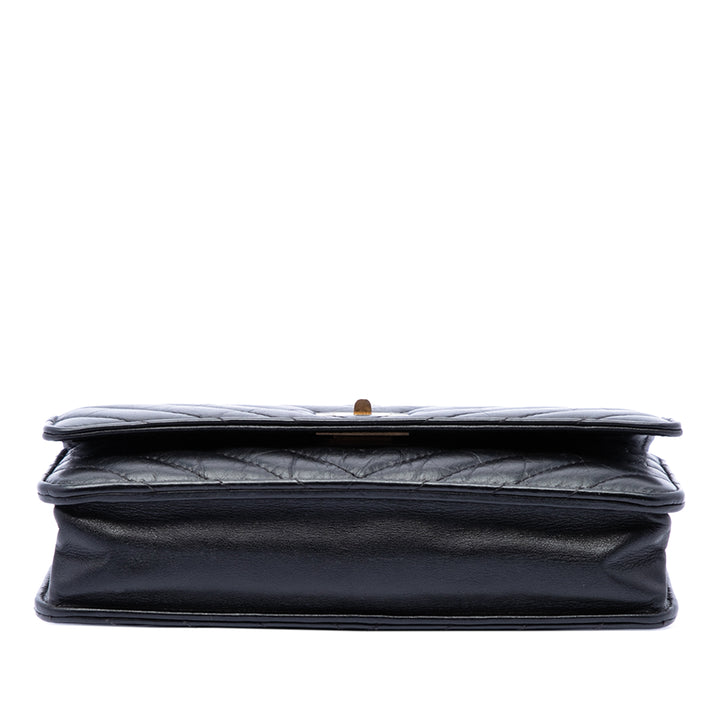 Chanel Reissue 2.55 Chevron vieilli Cuir de veau Wallet on Chain