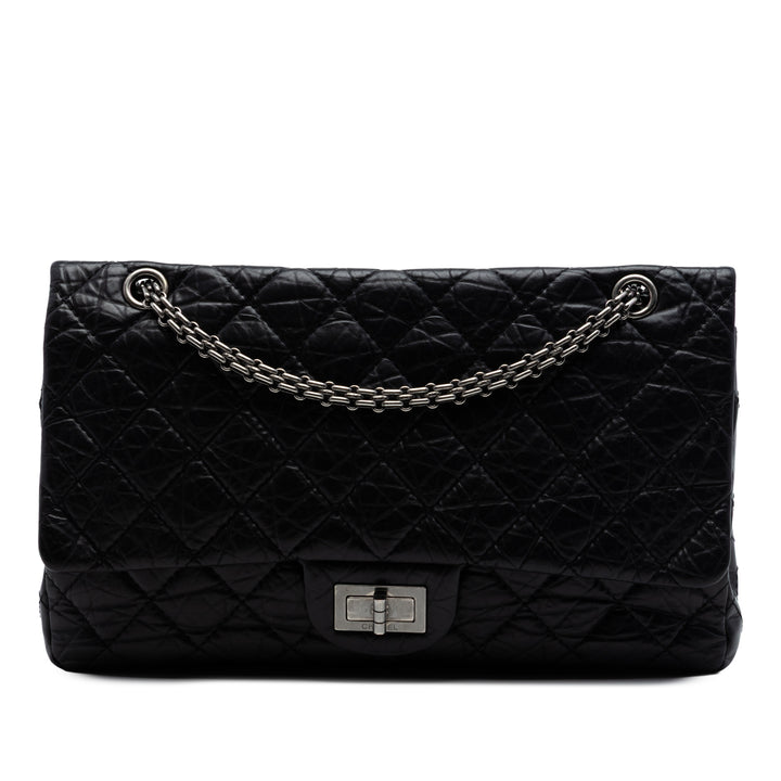Chanel Matelassé vieilli Cuir de veau Reissue 2.55 Double rabat 227