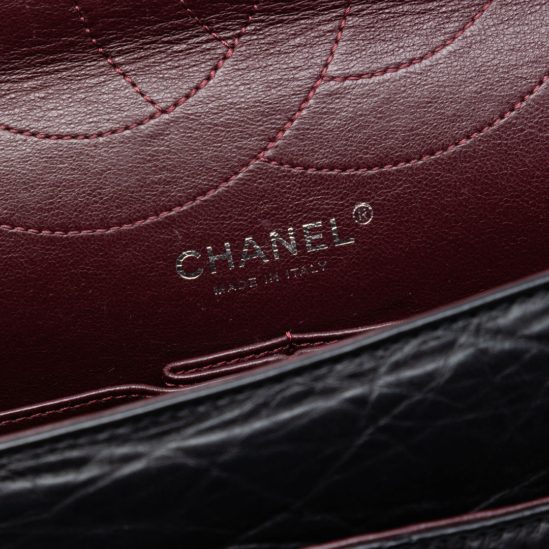 Chanel Matelassé vieilli Cuir de veau Reissue 2.55 Double rabat 227