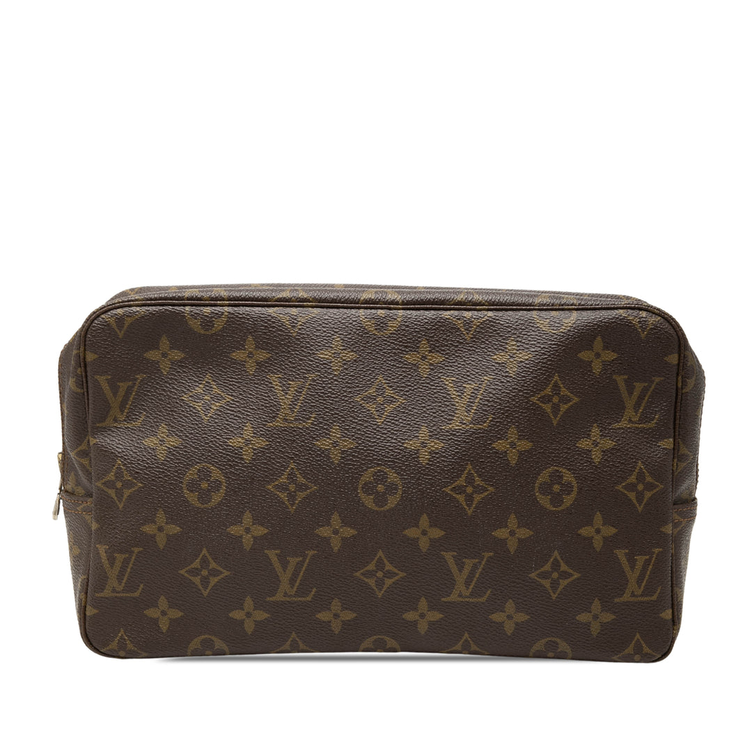Louis Vuitton Trousse Toilette 28 Monogram Marron – vue principale – GABY PARIS