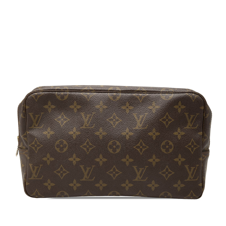 Louis Vuitton Trousse Toilette 28 Monogram Marron – vue principale – GABY PARIS