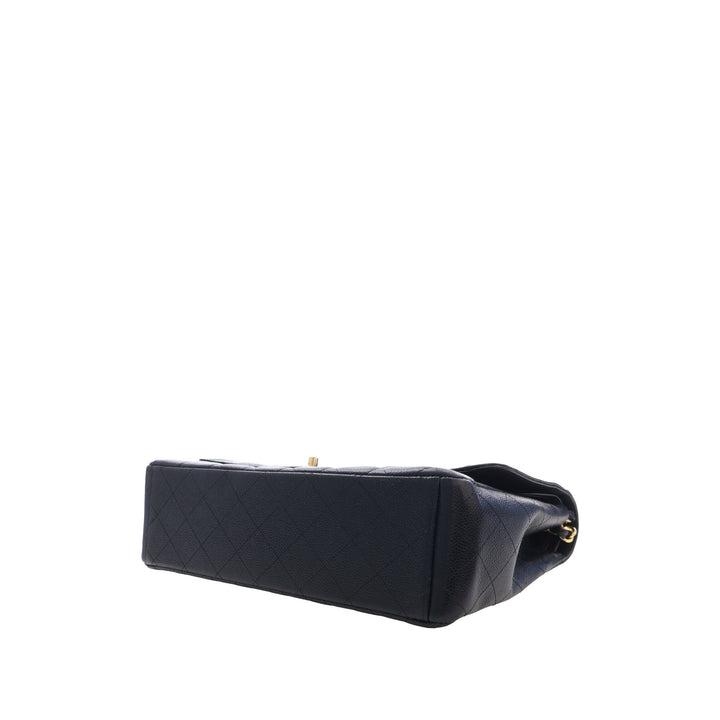 Chanel Sac porté épaule Classic Double rabat Maxi Cuir caviar Noir – vue 15 – GABY PARIS
